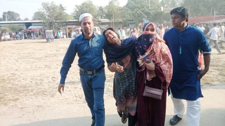 নিহতের ইউপি চেয়ারম্যানের স্বজনদের আহাজারি