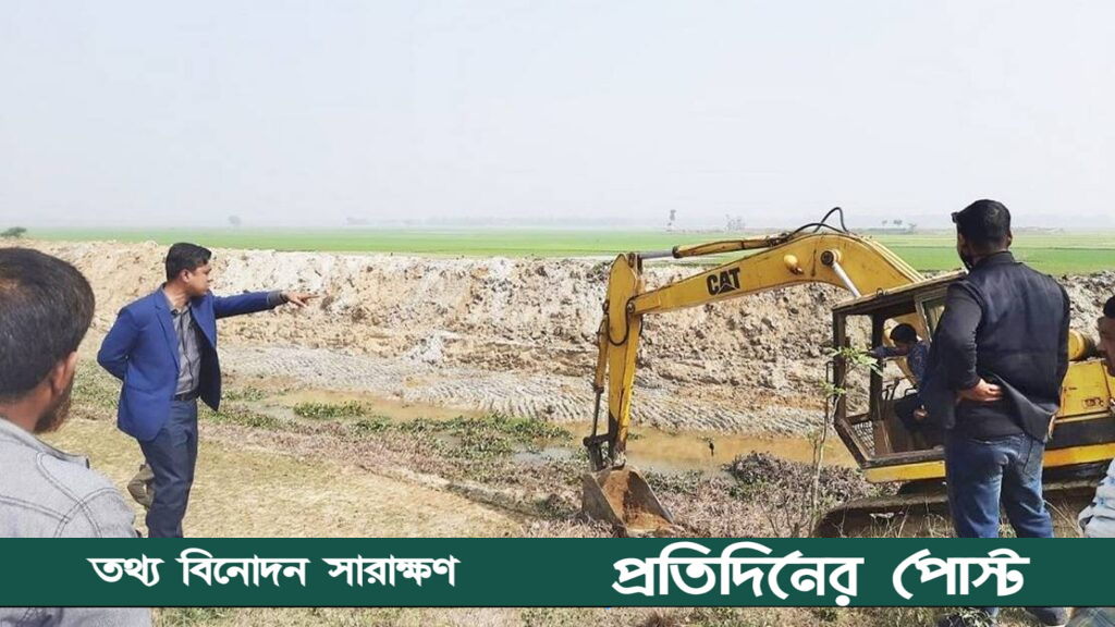 মাধবপুর অবৈধ ভাবে মাটি কাটার অপরাধে এক ব্যক্তিকে ৫০ হাজার টাকা জরিমানা 